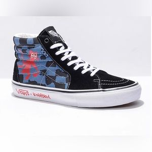 Vans x Krooked Skate Sk8-Hi by Natas For Ray Skate Shoes